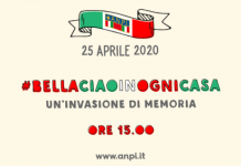 25 aprile 2020: cantiamo “Bella Ciao” prendendo in mano il mondo! Giorno Liberazione - iniziative Anpi