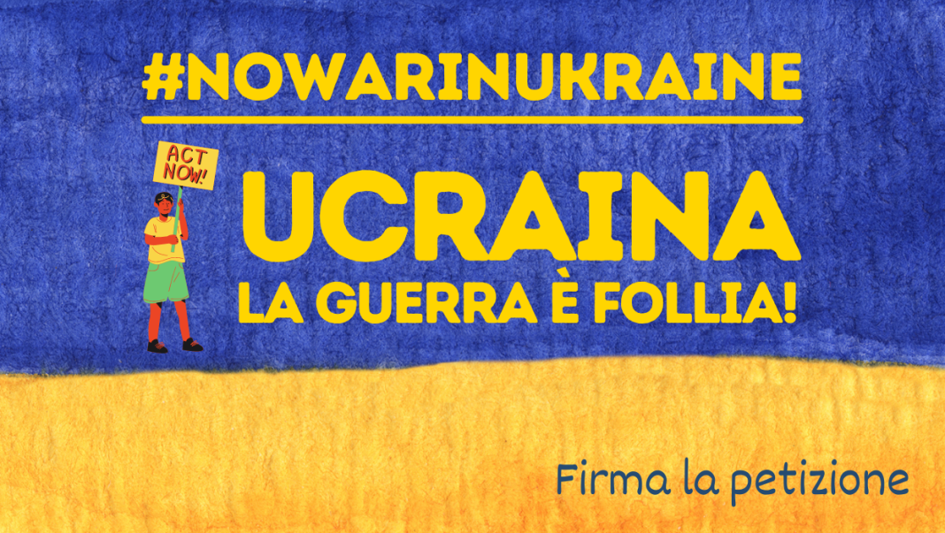 petizione no guerra ucraina